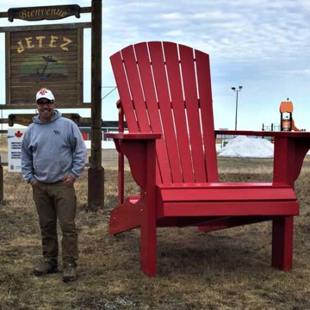 Giant Adirondack chair 9901G - Cedtek